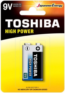 Батарейка TOSHIBA 6LR61GCP BP-1 00152653