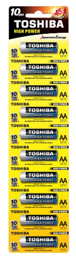 Батарейка TOSHIBA LR6 HP Alkaline BP 1X10 00152670