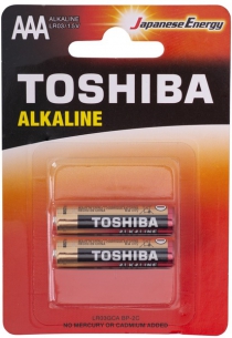 Батарейка TOSHIBA LR03 Economy Alkaline BP 1X2 00159939