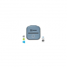 Принтер чеков UKRMARK P02BL Bluetooth, голубой (00936)