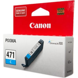 Картридж Canon CLI-471C PIXMA MG5740/MG6840 Cyan 0401C001