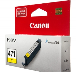 Картридж Canon CLI-471Y PIXMA MG5740/MG6840 Yellow 0403C001