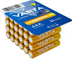 Батарейка Varta Longlife щелочная AAA блистер, 24 шт 04103301124