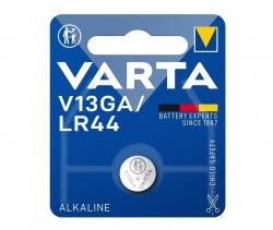 Батарейка Varta лужна V13 GA (LR44, LR1154, AG13, А76) блістер, 1 шт 04276101401