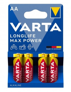 Батарейка Varta Longlife Max Power AA блистер, 4 шт 04706101404