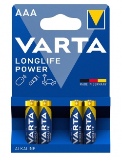 Батарейка Varta Longlife Power щелочная AAA блистер, 4 шт 04903121414