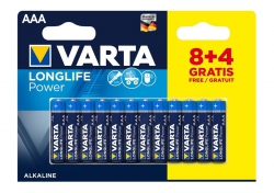 Батарейка Varta Longlife Power лужна AAA блістер, 12 шт 04903121472