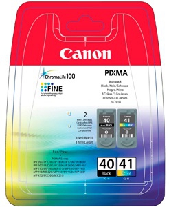 Комплект Canon No.40: Картридж Canon PG-40Bk/CL-41 цв. Multi Pack 0615B043