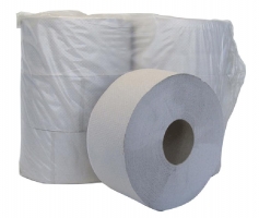 Туалетная бумага макулат. "Джамбо", 100м, на гильзе, серый Buroclean 10100053