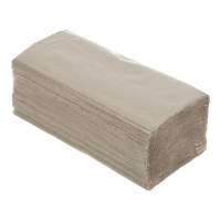 Рушники паперові макулатурні V-подібні, 160 шт, сірі BUROCLEAN Buroclean 10100101_K