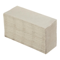 Рушники макулатурні Z-подібні, 200 шт., 22х23 см, сірий BUROCLEAN Buroclean 10100117