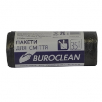 Пакети для сміття 35л/30шт, чорні BuroClean ECO Buroclean 10200011
