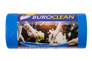 Пакеты для мусора 60л/20 шт, прочные, синие 600х800мм, 21мкм BuroClean EuroStandart Buroclean 10200033