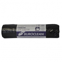 Пакети для сміття 160л/10шт, чорні BuroClean ECO Buroclean 10200051