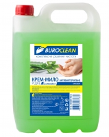 Крем-мыло жидкое антибактериальное BuroClean EuroStandart 5л АЛОЭ ВЕРА Buroclean 10600102