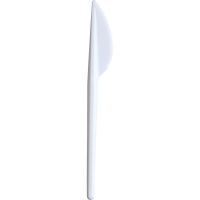 Нож одноразовый, белый, 2,1 г, 100шт/уп Buroclean 1080241