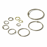 Кольцо металлическое для переплета 32 мм ( 1 1/4"), серебр, уп/100 1402214