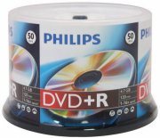 PHILIPS DVD+R 4,7Gb 120min 16x Cake box 50