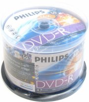 PHILIPS DVD-R 4,7Gb 120min 16x Cake box 50