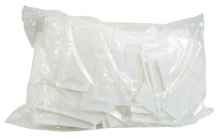 Серветки для рук 100шт., білі,в упаковці саше Арніка