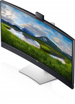 Монитор LCD 34" DELL C3422WE HDMI, DP, USB-C, MM, RJ-45, IPS, 3440x1440, CURVED, HAS, Cam 210-AYLW