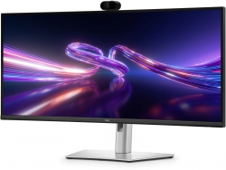 Монитор DELL 34" P3426WEV HDMI, DP, USB-C, RJ-45, IPS, 3440x1440, 21:9, 100Hz, sRGB 99%, CURVED, HAS, Cam 210-BVHT