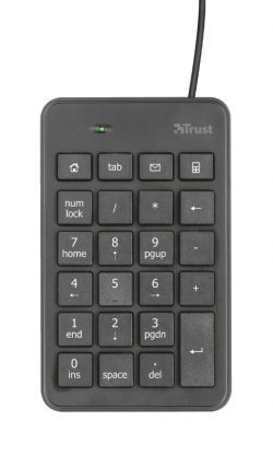 Клавиатура числовая Trust Xalas USB Numeric Keypad BLACK 22221_TRUST