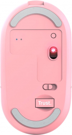 Миша Trust Puck Rechargeable Ultra-Thin BT WL Silent Pink 24125_TRUST