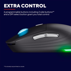 Миша Trust GXT 926 REDEX II, WL/USB-A/USB-C, чорний 25126_TRUST