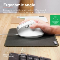 Миша Trust Bayo 2 Ergonomic, USB-A, біла 25397_TRUST