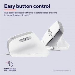 Миша Trust Bayo 2 Ergonomic, USB-A, біла 25397_TRUST