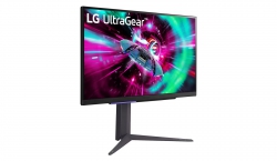 Монітор LG 27&quot; 27GR93U-B 2xHDMI, DP, USB, Audio, IPS, 3840x2160, 144Hz, 1ms, DCI-P3 95%, G-SYNC, FreeSync, Pivot, HDR400