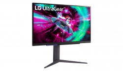 Монітор LG 27&quot; 27GR93U-B 2xHDMI, DP, USB, Audio, IPS, 3840x2160, 144Hz, 1ms, DCI-P3 95%, G-SYNC, FreeSync, Pivot, HDR400