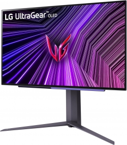 Монітор LG 27&quot; 27GS95QE-B 2xHDMI, DP, USB, Audio, OLED, 2560x1440, 240Hz, 0.03ms, DCI-P3 98.5%, G-SYNC, FreeSync, AdaptiveSync, Pivot, DisplayHDR TRUE BLACK 400