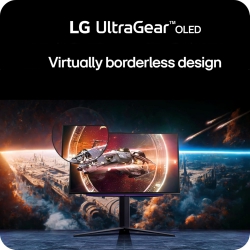 Монітор LG 27&quot; 27GS95QE-B 2xHDMI, DP, USB, Audio, OLED, 2560x1440, 240Hz, 0.03ms, DCI-P3 98.5%, G-SYNC, FreeSync, AdaptiveSync, Pivot, DisplayHDR TRUE BLACK 400