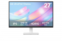 Монітор LG 27&quot; 27US500-W 2xHDMI, DP, Audio, IPS, 3840x2160, DCI-P3 90%, HDR10