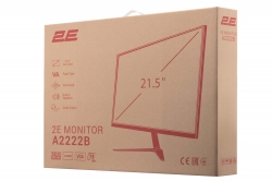 Монітор LCD 21.5" 2E A2222B D-Sub, HDMI, MM, VA 2E-A2222B-01.UA