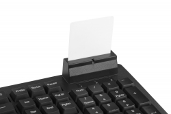 Клавіатура 2E КС 1030 Smart Card USB Black 2E-KC1030UB