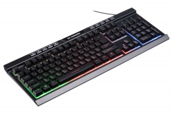 Клавіатура ігрова 2E GAMING KG300 LED USB Black Ukr 2E-KG300UB