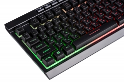 Клавіатура ігрова 2E GAMING KG300 LED USB Black Ukr 2E-KG300UB