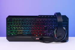 Клавиатура мембранная 2E GAMING KG315 110key, USB-A, EN/UA, RGB, чёрный 2E-KG315UBK