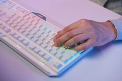 Клавіатура мембранна 2E GAMING KG315 110key, USB-A, EN/UA, RGB, білий 2E-KG315UWT