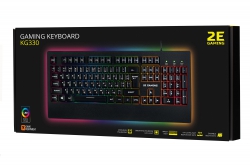 Клавіатура ігрова 2E GAMING KG330 LED USB Black Ukr 2E-KG330UBK