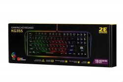 Клавіатура ігрова 2E GAMING KG355 LED 87key USB Black Ukr 2E-KG355UBK
