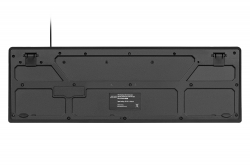 Клавиатура мембранная 2E KS108 104key, USB-A, EN/UK, чёрный 2E-KS108UB_UA
