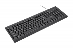 Клавиатура мембранная 2E KS108 104key, USB-A, EN/UK, чёрный 2E-KS108UB_UA