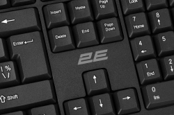 Клавиатура мембранная 2E KS108 104key, USB-A, EN/UK, чёрный 2E-KS108UB_UA