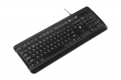 Клавиатура 2E KS120 White backlight USB Black 2E-KS120UB