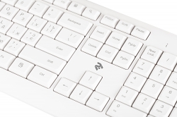 Клавіатура 2Е KS220 WL White 2E-KS220WW