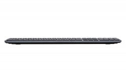 Клавиатура мембранная 2E KS240 110key, WL/BT, EN/UK, серо-чёрный 2E-KS240WG_UA